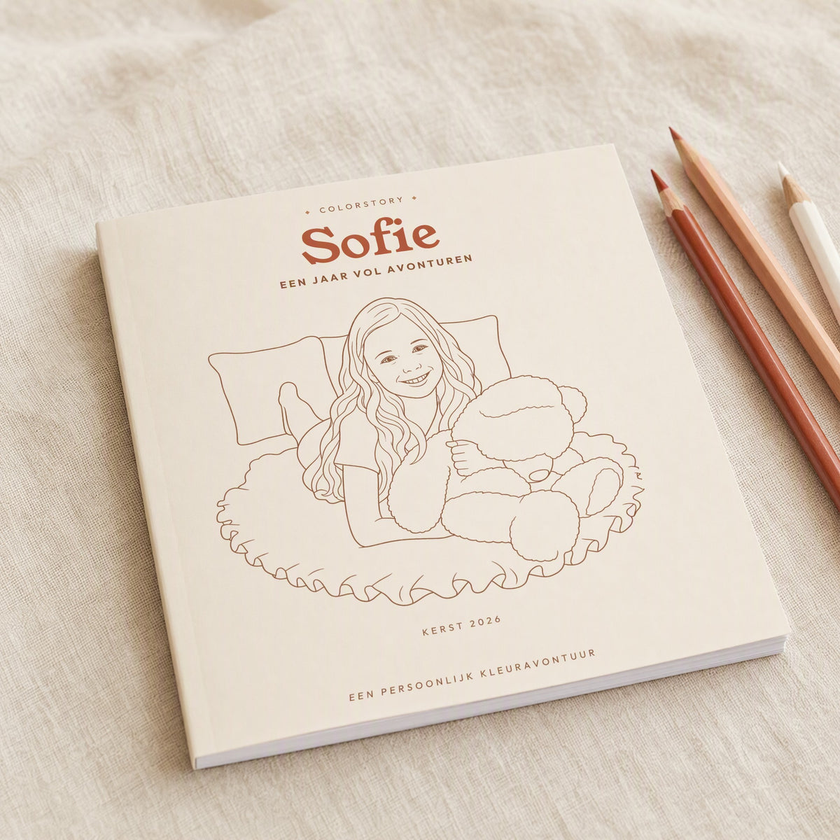 Een kleurboek van de foto's van een kind